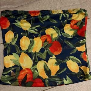 Floral Print Crop Top - Multicolor